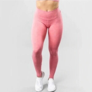 Alphalete Halo Leggings in Rose Pink Size Small